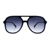 Concave Curved Tear Drop Shape Plastic Rim Racer Classy Sunglasses