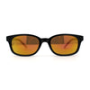 Hipster Color Mirror Narrow Rectangle Dad Shade Sunglasses