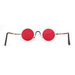 Retro Stoner Pimp Micro Round Circle Pop Color Lens Sunglasses