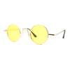 Retro Stoner Pimp Micro Round Circle Pop Color Lens Sunglasses