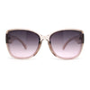 Womens Classy Elegant Chic Inset Lens Butterfly Plastic Sunglasses