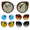 SA106 Womens Oversize Cat Eye Round Lens Plastic Diva Sunglasses