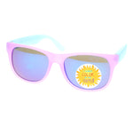 Photochromic Color Changing Frame Matte Sport Horn Rim Sunglasses