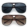 SA106 Oversize Large Thin Plastic Racer Mens Sport Aviator Sunglasses