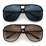 SA106 Oversize Large Thin Plastic Racer Mens Sport Aviator Sunglasses