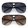 SA106 Oversize Large Thin Plastic Racer Mens Sport Aviator Sunglasses