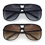 SA106 Oversize Large Thin Plastic Racer Mens Sport Aviator Sunglasses