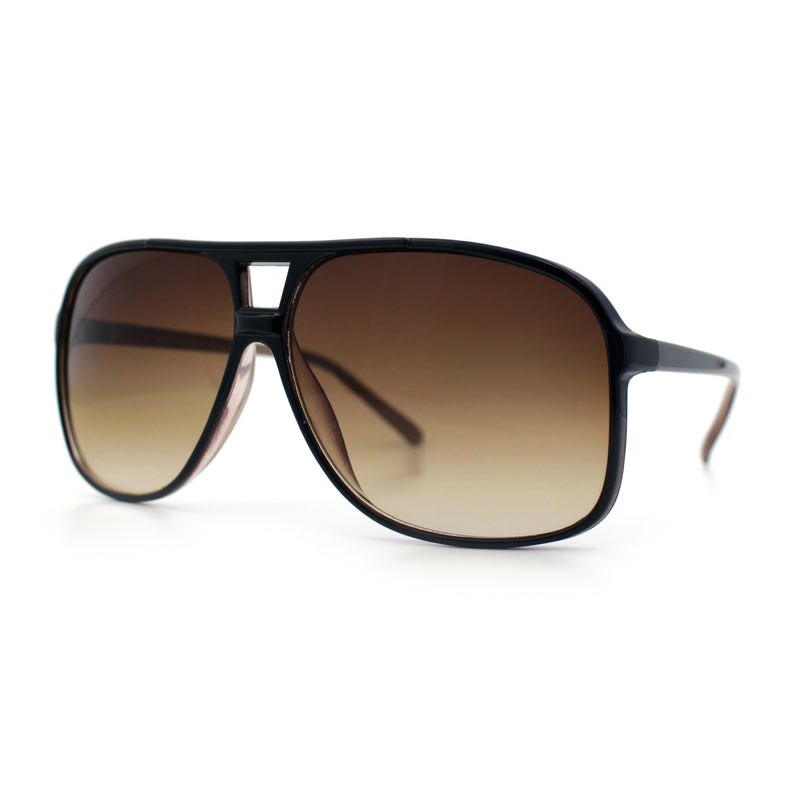 SA106 Oversize Large Thin Plastic Racer Mens Sport Aviator Sunglasses