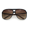 SA106 Oversize Large Thin Plastic Racer Mens Sport Aviator Sunglasses