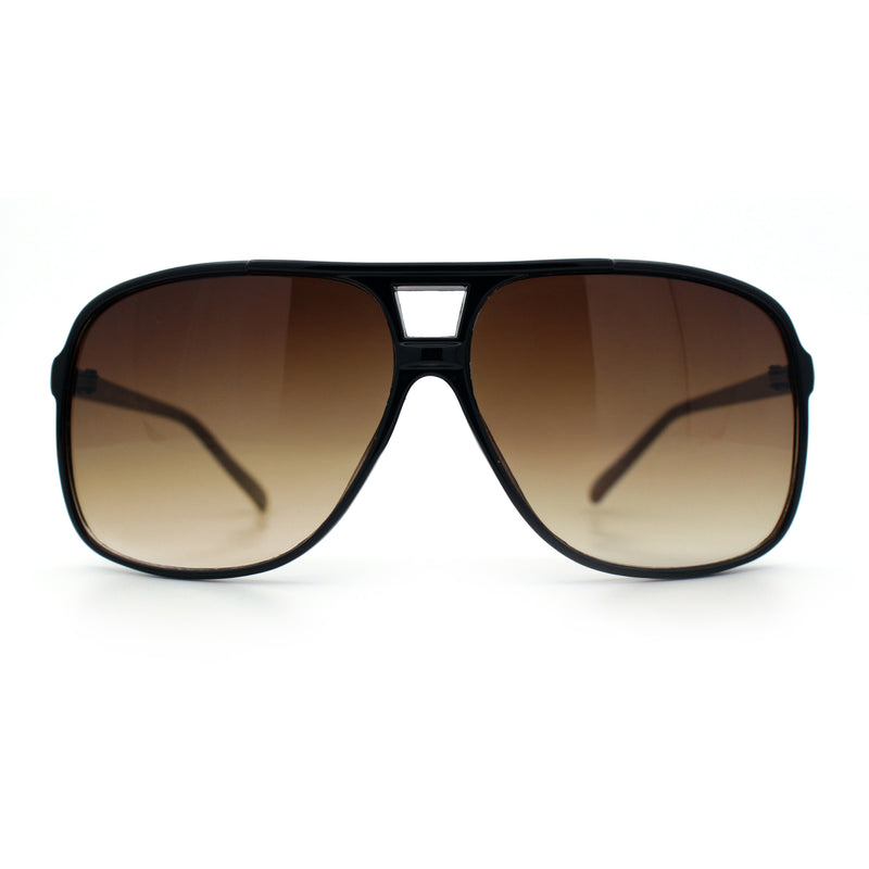 SA106 Oversize Large Thin Plastic Racer Mens Sport Aviator Sunglasses