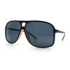SA106 Oversize Large Thin Plastic Racer Mens Sport Aviator Sunglasses