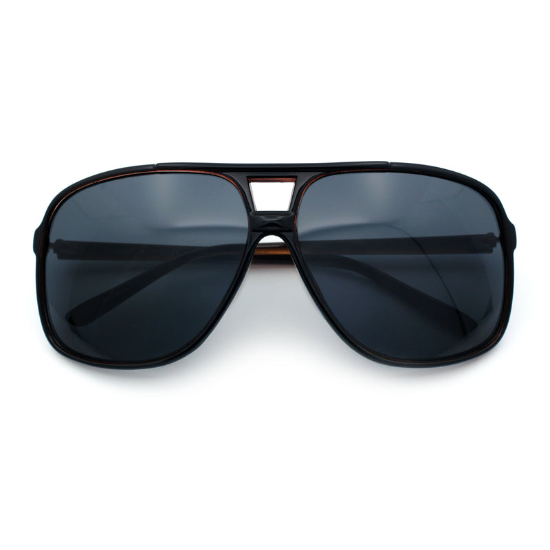 SA106 Oversize Large Thin Plastic Racer Mens Sport Aviator Sunglasses
