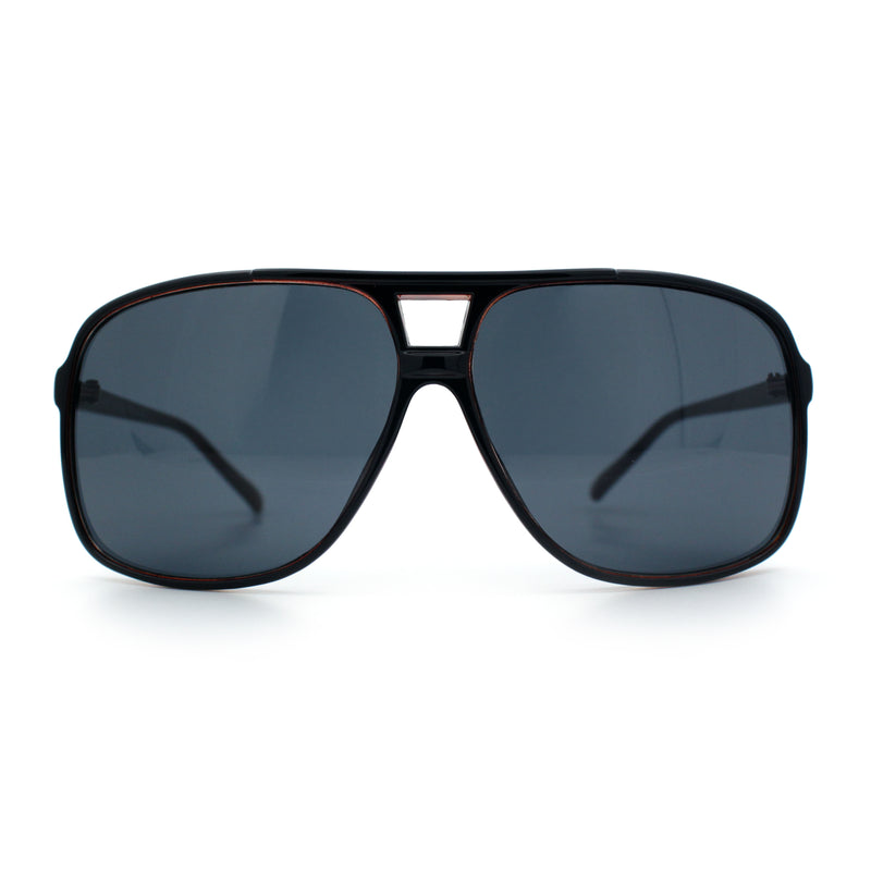 SA106 Oversize Large Thin Plastic Racer Mens Sport Aviator Sunglasses