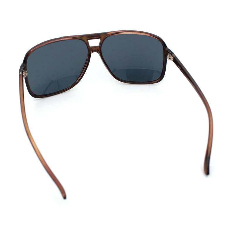 SA106 Oversize Large Thin Plastic Racer Mens Sport Aviator Sunglasses