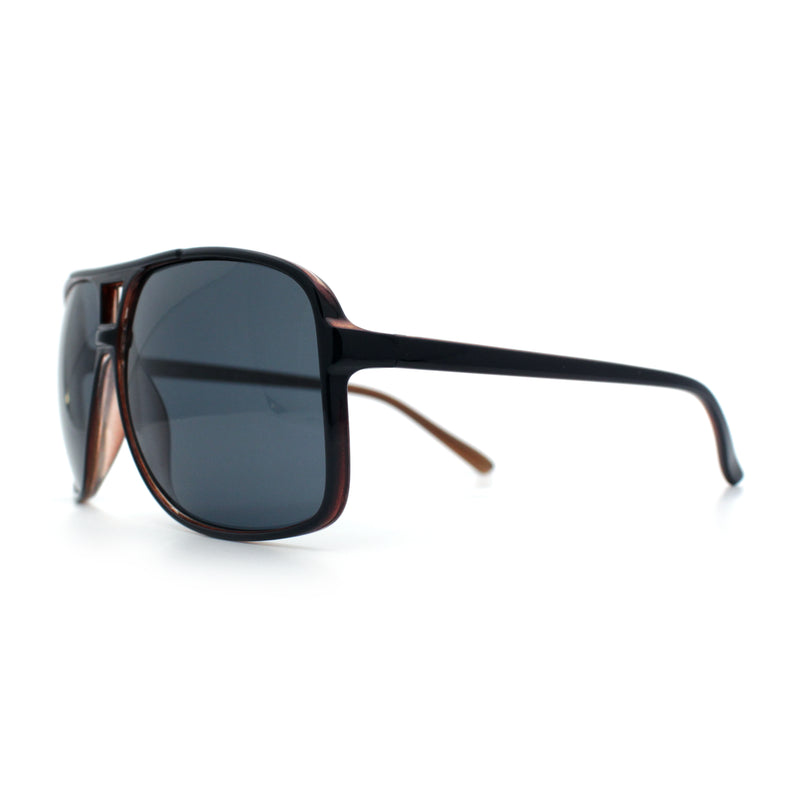 SA106 Oversize Large Thin Plastic Racer Mens Sport Aviator Sunglasses