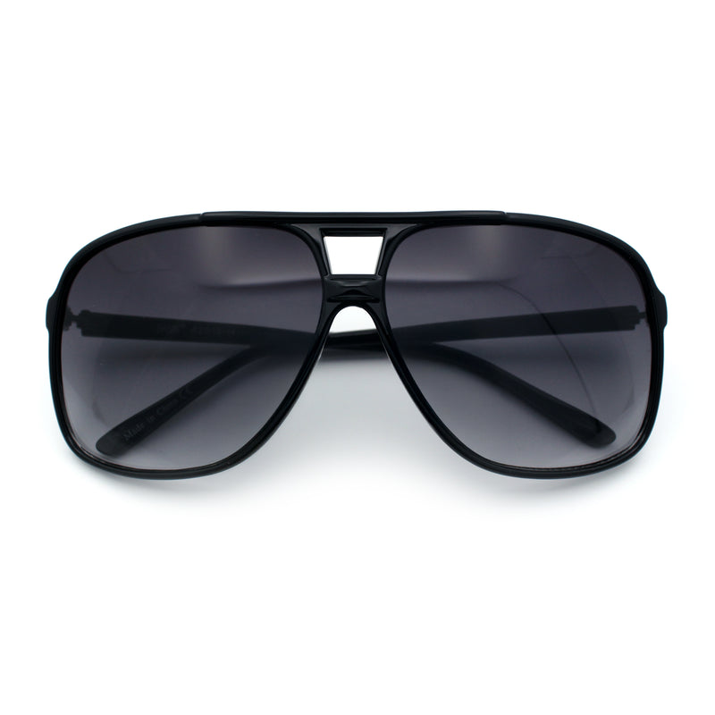 SA106 Oversize Large Thin Plastic Racer Mens Sport Aviator Sunglasses
