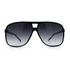 SA106 Oversize Large Thin Plastic Racer Mens Sport Aviator Sunglasses