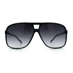 SA106 Oversize Large Thin Plastic Racer Mens Sport Aviator Sunglasses