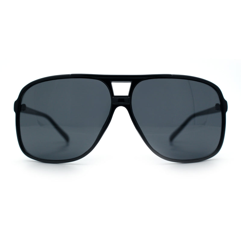 SA106 Oversize Large Thin Plastic Racer Mens Sport Aviator Sunglasses