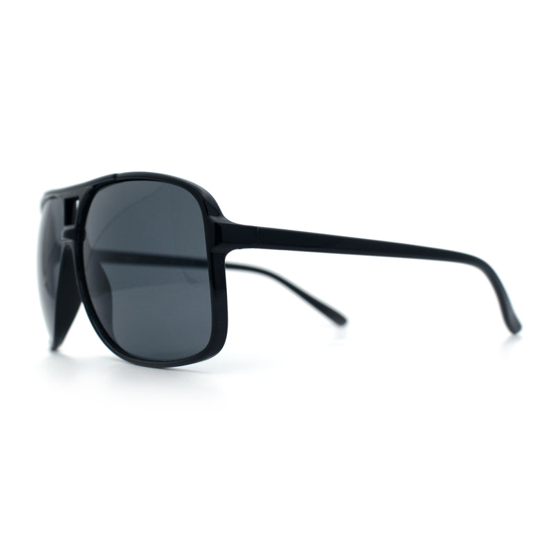 SA106 Oversize Large Thin Plastic Racer Mens Sport Aviator Sunglasses