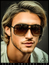 SA106 Oversize Large Thin Plastic Racer Mens Sport Aviator Sunglasses