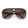 SA106 Oversize Large Thin Plastic Racer Mens Sport Aviator Sunglasses