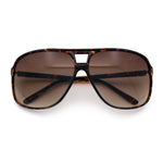 SA106 Oversize Large Thin Plastic Racer Mens Sport Aviator Sunglasses