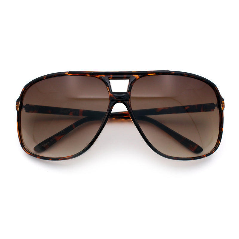 SA106 Oversize Large Thin Plastic Racer Mens Sport Aviator Sunglasses