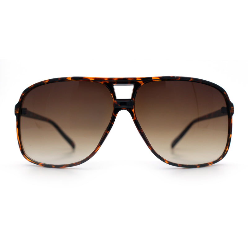 SA106 Oversize Large Thin Plastic Racer Mens Sport Aviator Sunglasses
