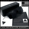 Mens Rectangular Matte Black Gangster Oversize Plastic Sport Sunglasses