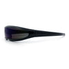 Mirror Lens Monolens Cyclops Robotic Futuristic Sunglasses