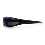 Mirror Lens Monolens Cyclops Robotic Futuristic Sunglasses