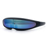 Mirror Lens Monolens Cyclops Robotic Futuristic Sunglasses