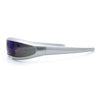 Mirror Lens Monolens Cyclops Robotic Futuristic Sunglasses