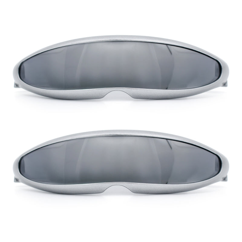 Mirror Lens Monolens Cyclops Robotic Futuristic Sunglasses
