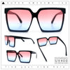 Womens Squared Rectangular Butterfly Fashion Plastic Sunglasses