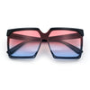 Womens Squared Rectangular Butterfly Fashion Plastic Sunglasses