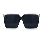 Womens Squared Rectangular Butterfly Fashion Plastic Sunglasses