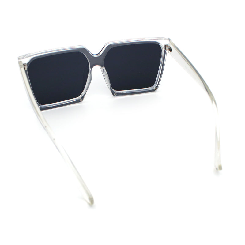 Womens Squared Rectangular Butterfly Fashion Plastic Sunglasses