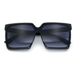 Womens Squared Rectangular Butterfly Fashion Plastic Sunglasses