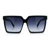 Womens Squared Rectangular Butterfly Fashion Plastic Sunglasses
