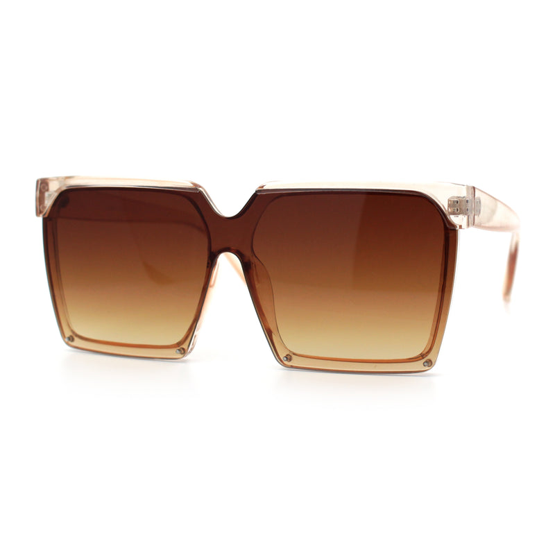 Womens Squared Rectangular Butterfly Fashion Plastic Sunglasses