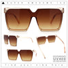 Womens Squared Rectangular Butterfly Fashion Plastic Sunglasses