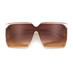 Womens Squared Rectangular Butterfly Fashion Plastic Sunglasses