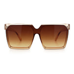 Womens Squared Rectangular Butterfly Fashion Plastic Sunglasses
