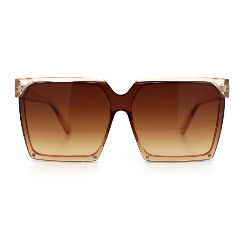 Womens Squared Rectangular Butterfly Fashion Plastic Sunglasses