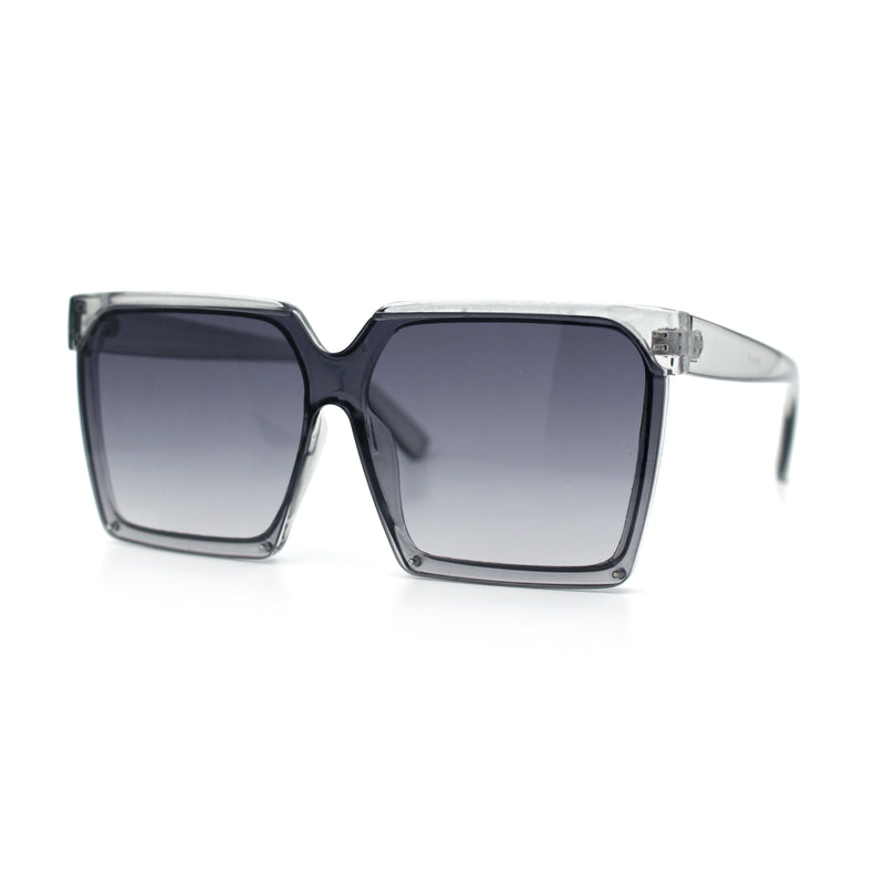 Womens Squared Rectangular Butterfly Fashion Plastic Sunglasses