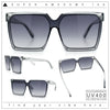 Womens Squared Rectangular Butterfly Fashion Plastic Sunglasses