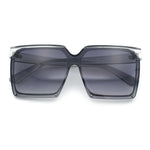 Womens Squared Rectangular Butterfly Fashion Plastic Sunglasses