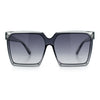 Womens Squared Rectangular Butterfly Fashion Plastic Sunglasses